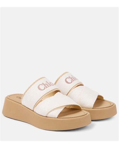 chloe slides|chloe platform slides.